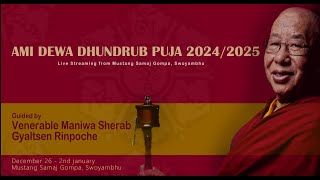 Day 4 Session 1- 2024 Amidheva Puja - Mustang Samaj Gumba - ven Maniwa Lama Sherab Gyaltsen Rinpoche