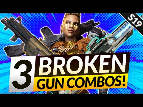 3 BEST GUN COMBOS for SEASON 19 - NEW Weapon Loadouts MUST ABUSE - Apex Legends Guide