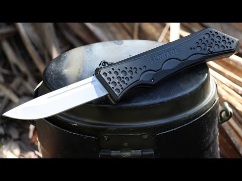 NEW! Schrade SCHOTF7 Out The Front Assisted Opening Knife -- Best Tactical Assisted Opening Knife