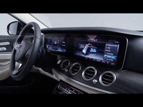 2016 Mercedes E-Class interior revealed - manufacturer footage