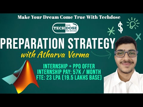 Mathworks Offer | Interview Dose | 23 LPA | Atharva