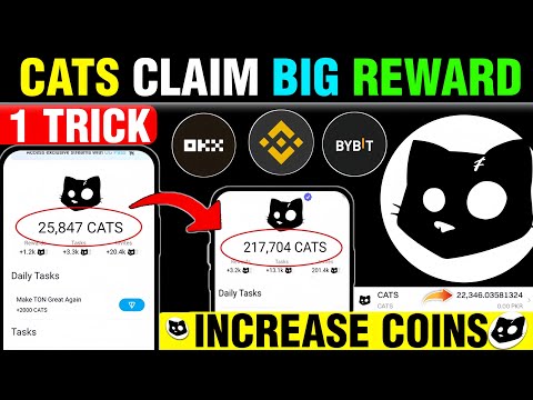 Cats Airdrop Listing On Binance ? 🔥  Cats Airdrop Claim More Coins Get Big Withdrawal