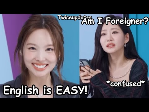 twice nayeon bragging about her english ft. Kiss Of Life Julie identity crisis