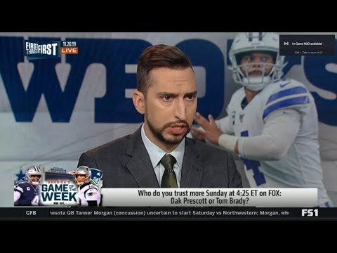 Nick Wright [DEBATE] Who do you trust more Sunday; Dak Prescott or Tom Brady?