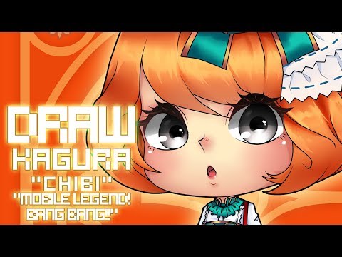 [SPEED PAINT] DRAW FANART CHIBI KAGURA MOBILE LEGENDS TIMELAPSE