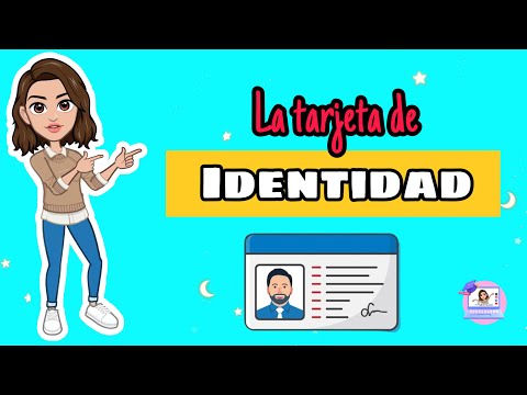 ​✅​ La tarjeta de Identidad | Estructura, Función, Características.