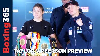 Katie Taylor targets victory in Delfine Peerson rematch