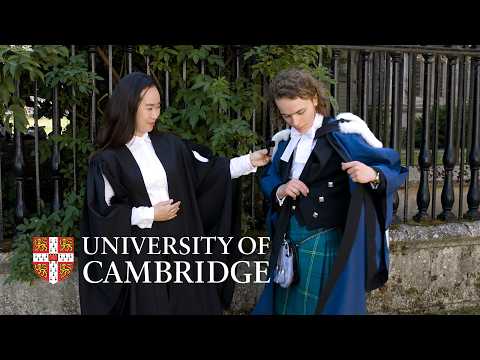 Fashion at a Cambridge University graduation