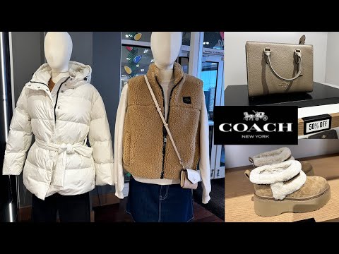 COACH NEW OUTLET SALE ✨ PREMIUM OUTWEAR, BAGS & SHOES 🎄 HOLIDAY GIFTS