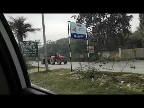 From Varanasi Airport to downtown　バラナシ空港から市街地へ　从瓦拉纳西机场到市区　ពីអាកាសយានដ្ឋានវ៉ារ៉ាណាស៊ីរហូតដល់ទីប្រជុំជ