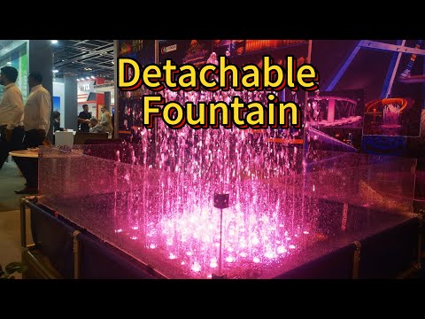 Portable Detachable 1x1m Multimedia Music Dancing Fountain