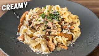 Mushroom White Sauce Pasta (The Ultimate Mushroom Lover's Recipe)