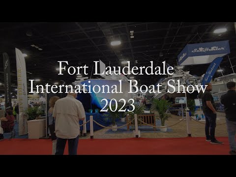 Walking through the Fort Lauderdale International Boat Show (FLIBS)