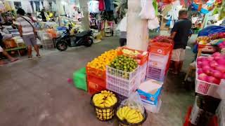 Walking  inside the Market of  Aurora Isabela