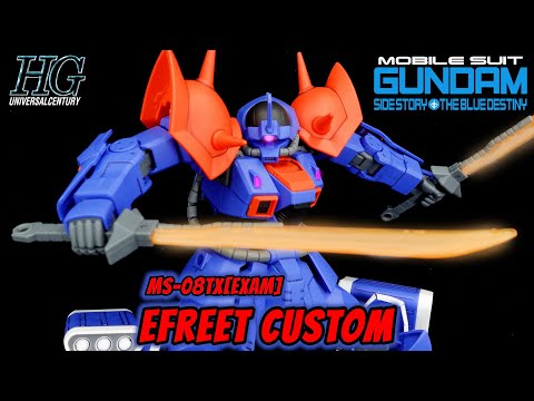 P-Bandai HG Efreet Custom Review | MSG Side Story: The Blue Destiny