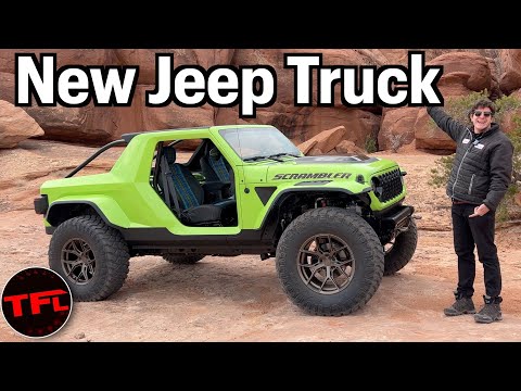 Jeep Reveals an Almost 500HP, Two-Door Scrambler Pickup Truck Concept AND I Drive It!