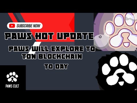 Paws Hot Update 🔥 Paws will Explore to TON