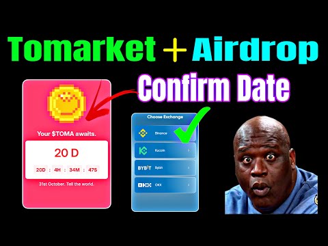 Tomarket airdrop | Tomarket Binance exchange | Tomarket Airdrop & confirm listing date | 31 October