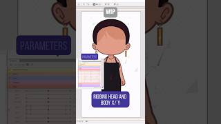 Rigging Head and Body in Live2D || #animation #rig #live2d #gacha #gachaclub #fyp #shorts #tutorial