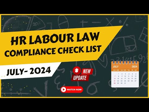 HR Statutory Compliance Calender July 2024 | @StatutorySolution