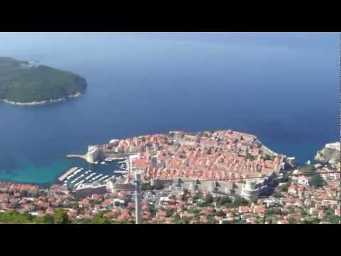 ドブロヴニク　スルジ山ロープウェーからの風景　必見