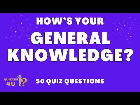 50 Questions - But How Many Can  You Get Correct?