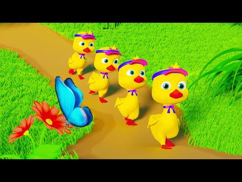 Five Little Ducks Went Out One Day | Quack Quack Quack | Nursery Rhymes & Song Collections Kids USA