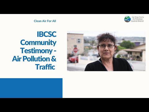 IBCSC: Community Testimony- Air Pollution & Traffic