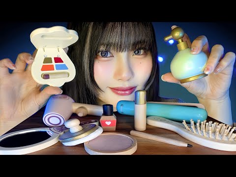 ASMR Wooden Make-up💄🪵(No Talking)