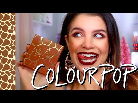 Colourpop WILD CHILD Collection Review Swatches + Tutorial