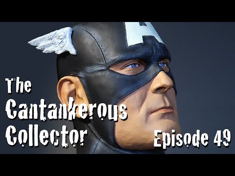 Episode 49: CAPTAIN AMERICA Life-Size Statue Head Bust Unboxing & Review Video ALEX ROSS