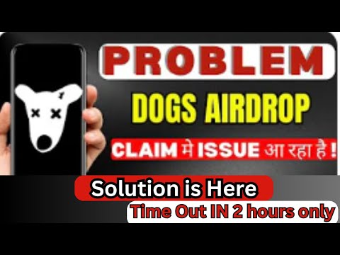 Dogs token claim issue in tonkeeper | dogs airdrop claim now | dogs claim issue solution | #dogs #yt