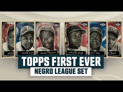 MLB at Rickwood Negro League Baseball Cards Unveiled