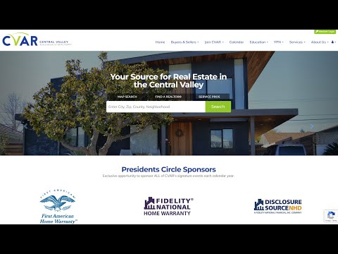 Central Valley Association of REALTORS® has launched a Search Portal Website, powered by SaleCORE!