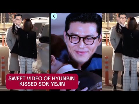 VIDEO OF HYUN BIN KISSED HIS WIFE AFTER HE SUPPORT HIM  (He cried)