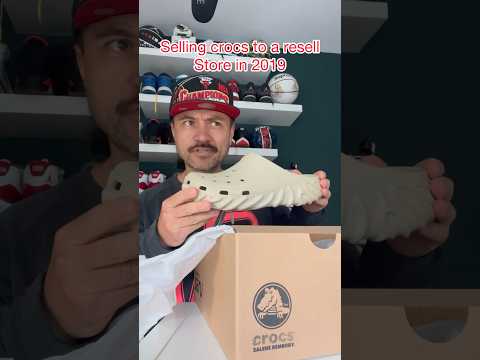 Selling crocs to a resell store #sneakers #sneakerhead #crocs #comedy