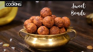 Banana Sweet Bonda | Snacks Recipe | Bonda Recipe | Wheat Flour Sweets | Evening Snacks Recipe