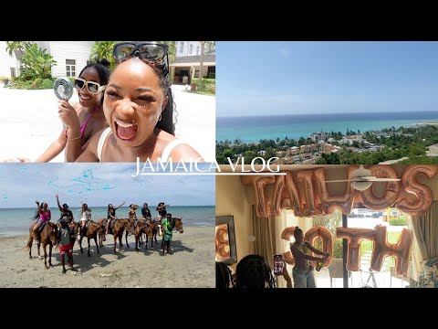 Jamaica travel vlog & birthday trip | Bamboo rafting, horseback riding, Rick's Cafe etc | MontegoBay