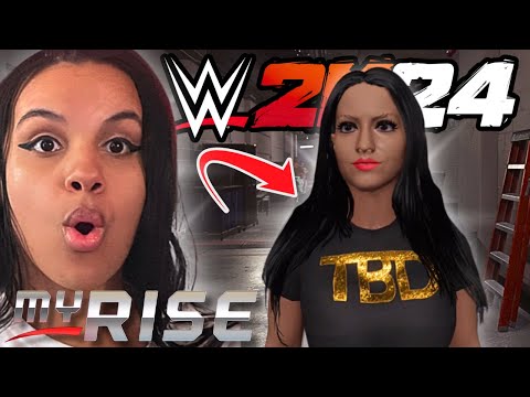 WWE 2K24 MyRise #1 - THE START OF MY CAREER!