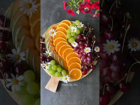 Fruit Platter Arrangement Inspo✨ Creative Fruit Board ideas✨ #shorts #tutorials