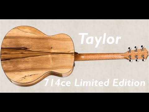 Taylor 714ce Acoustic Guitar Fall Limited Edition Sassafras 2014 Demo