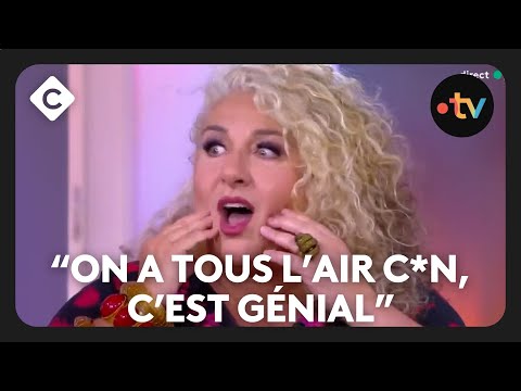 Marianne James donne un cours de chant à l'équipe de C à Vous - C à Vous