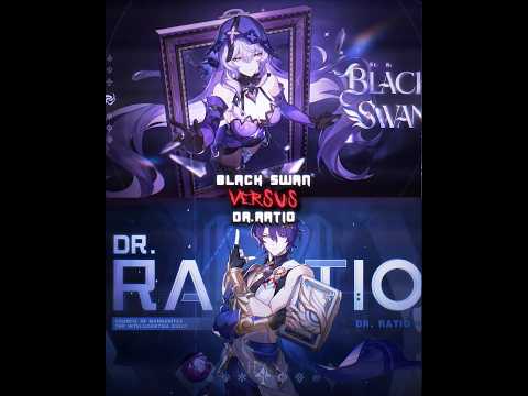 Black Swan vs Dr. Ratio || #honkaistarrail #honkai