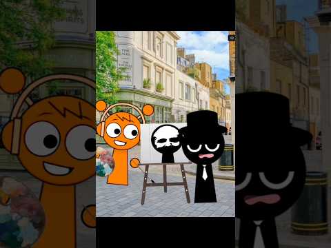 POV Orange is a street artist | Incredibox Sprunki