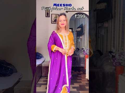 Meesho kurta set #shorts #youtubeshortsvideo #meeshofind #meeshokurtaset #kurtaset #meeshohaul