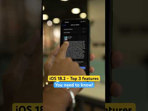 iOS 18.2 Top 3 Features You Didn’t Know About! #ios18 #iphone #shorts