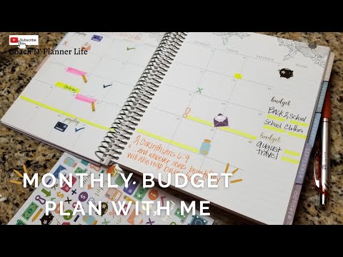 Budget Plan with Me| August 2021 Back to School and Monthly Budgeting Tips