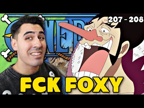 Naruto Fan Meets Foxy | One Piece Reaction Episode 207 and 208