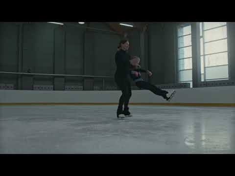 Ice Skating Coach and Student | Copyright Free Video Footage