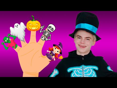 Halloween Finger Family 🎃 Fun Halloween Songs | Nick and Poli Nursery Rhymes